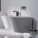 Darling Hängend Toilettenbürste Schwarz seidenmatt (BLH)