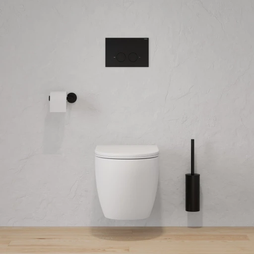 Modern Project Hängend Toilettenbürste Schwarz matt (BLM)