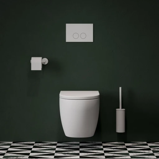 Modern Project Hängend Toilettenbürste Weiß matt (WM)