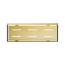 Uni Duschkorb,  30 x 5 x 11 cm   Gold gebürstetet (GLB)