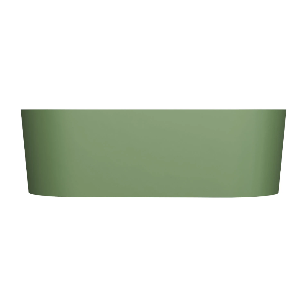 OVO M+ Freistehende Badewanne, 160 x 75 cm, Olive matt (OL) OVOWWOL