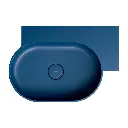 OVO M+ Aufsatz- und Wandwaschtisch - rechts,Midnight blue matt (MB)64 x 44 cm OVO645UWPMB