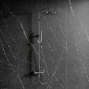 Y Aufputz-Duschsystem mit Thermostat Chrom poliert (CR) Y1244MCR