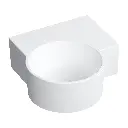 OVO M+ Aufsatz- und Wandwaschtisch - rechts,Weiß matt (BM)33 x 34 cm OVO335UWPBM