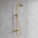 Y Aufputz-Duschsystem Messing gebürstet (BSB) Y1244MGL