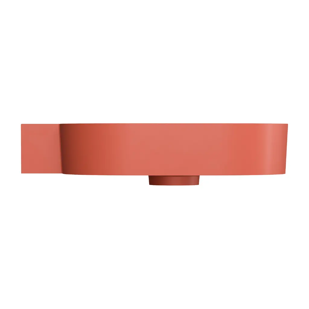 OVO M+ Aufsatz- und Wandwaschtisch - links,Terracotta matt (TE)64 x 44 cm OVO645UWLTE