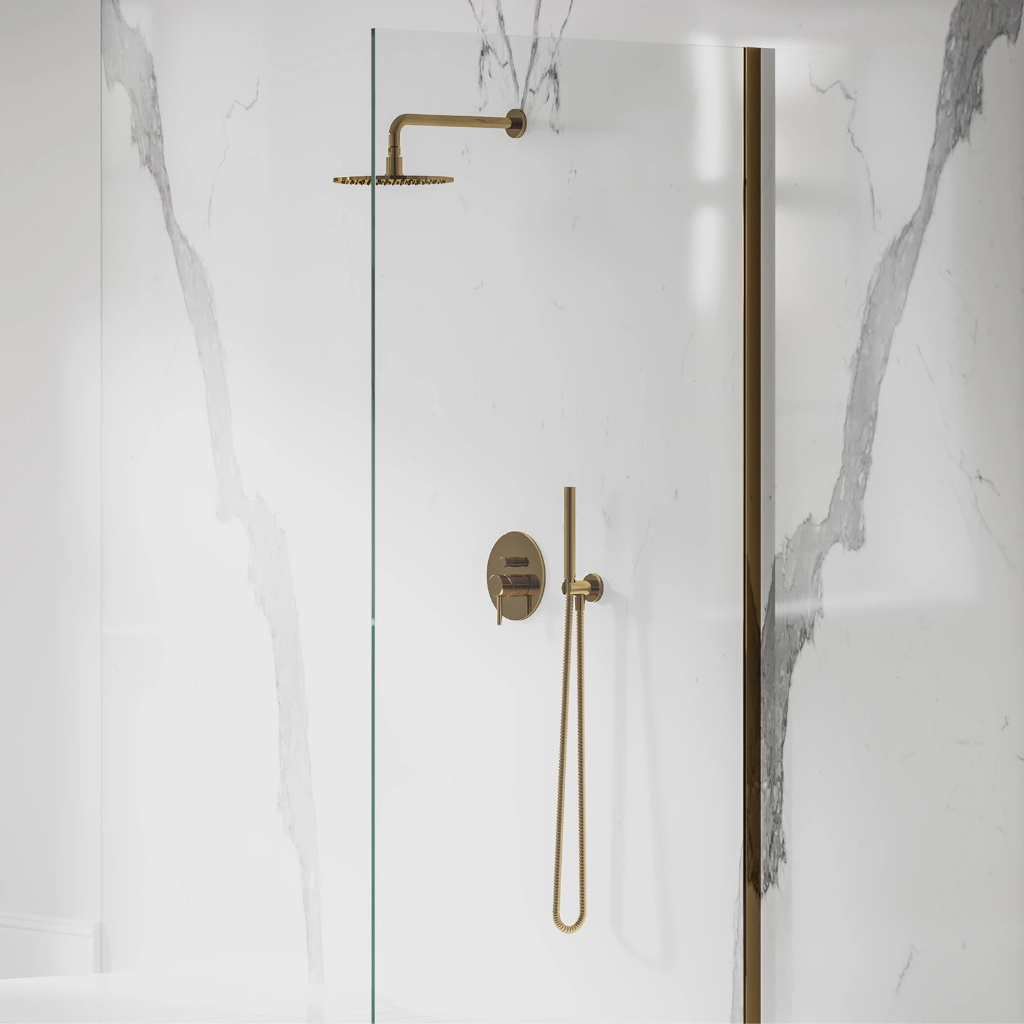 Y Unterputz-Duschsystem Gold poliert (GL) SYSY19GL