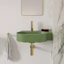 OVO M+ Aufsatz- und Wandwaschtisch - rechts,Terracotta matt (TE) 55 x 36 cm OVO555UWPTE (Kopie)