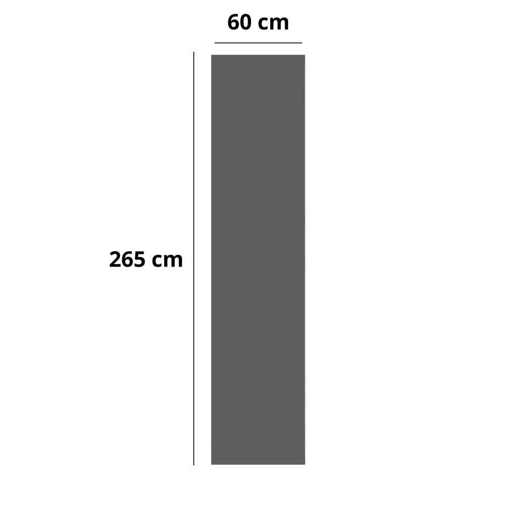 MPC Paneel Deep Grey XL 60x265cm