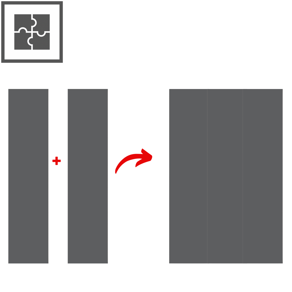 MPC Paneel Deep Grey XL 60x265cm