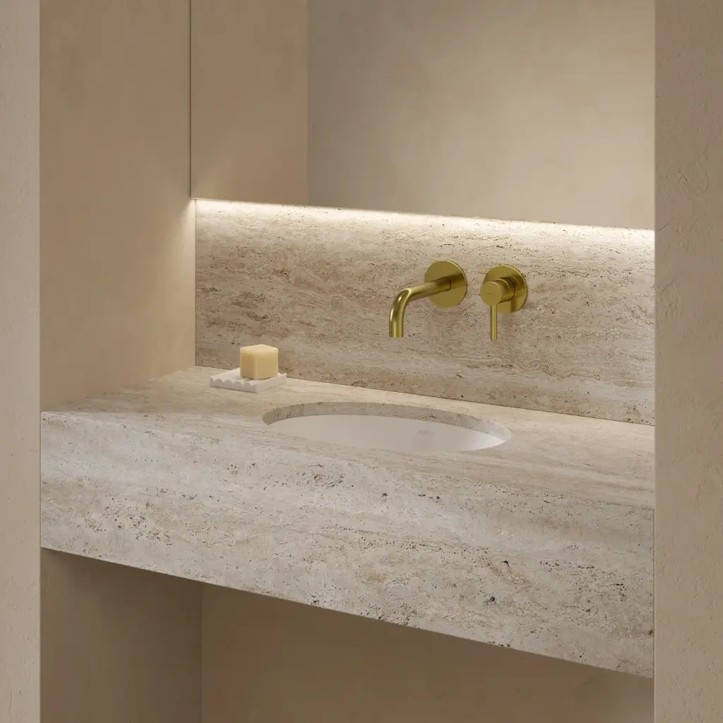 Shell M+ ,Unterbauwaschtisch 38 x 25 cm Weiß matt (BM)SHELL380UPBM