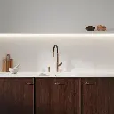 Vita Küchenarmatur mit ausziehbarem Auslauf  Kupfer gebürstet / Schwarz matt (CPB)VI6350BLCPB