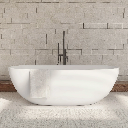 Shell M+ Freistehende Badewanne, 160 x 75 cm