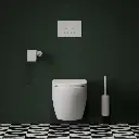 STRONGFRAME Vorwandelement mit ECO-Spülung + MINIMAL WC-Betätigungsplatte Weiß matt (WM) STFWCECO1M-RWM 
