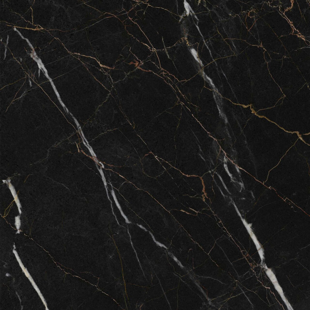 120x120cm Divina Marquinia Gold Black Hochglanz 9mm