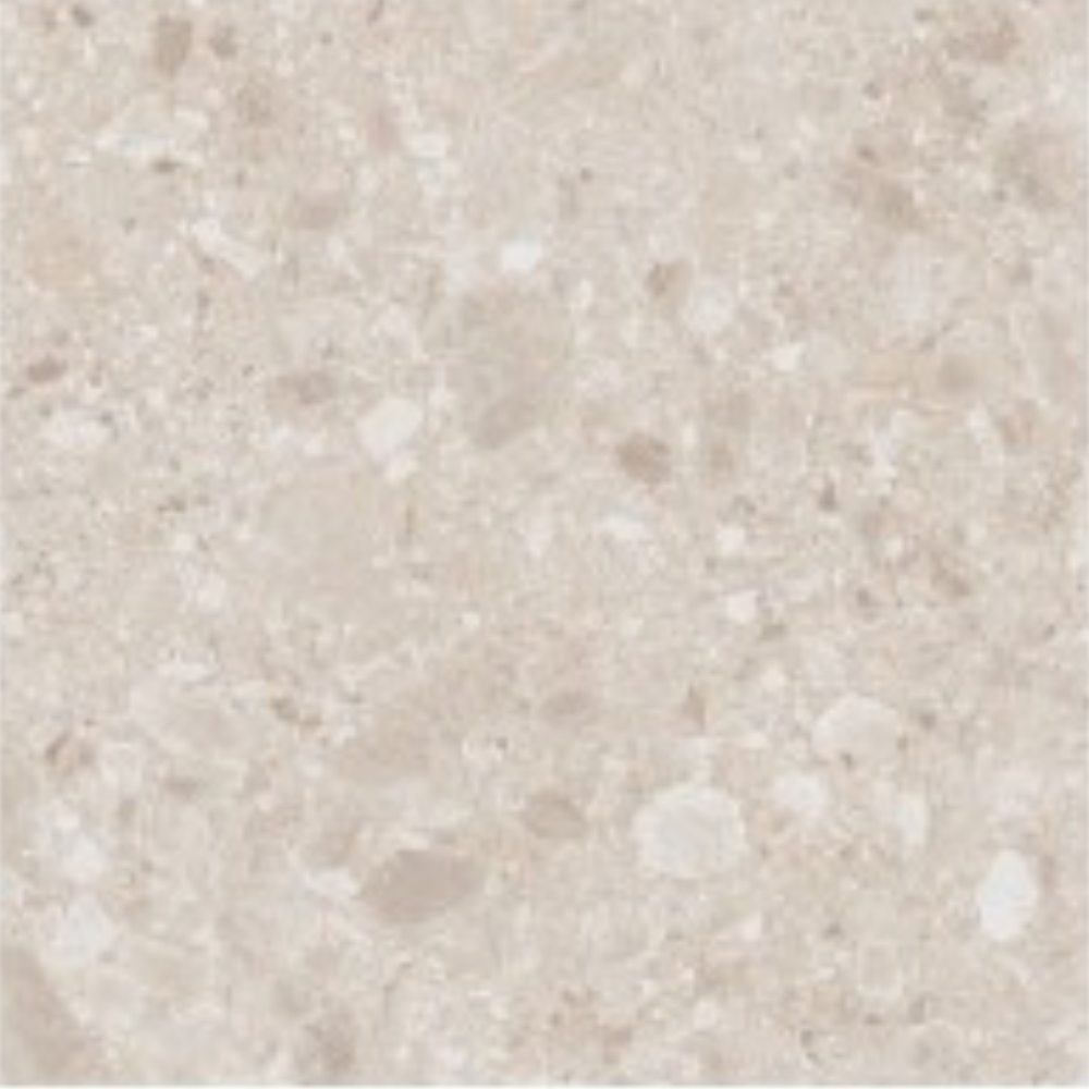 60×60cm 2cm Terrazzo Cream Matt 