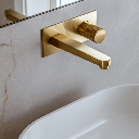 Contour Unterputz Waschtischarmatur Gold gebürstet CT8015GLB