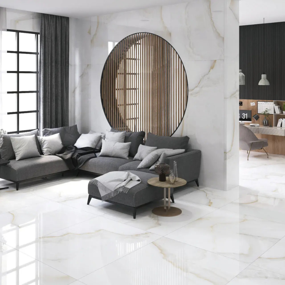 60x120cm Venato Onice Beige Hochglanz 7mm