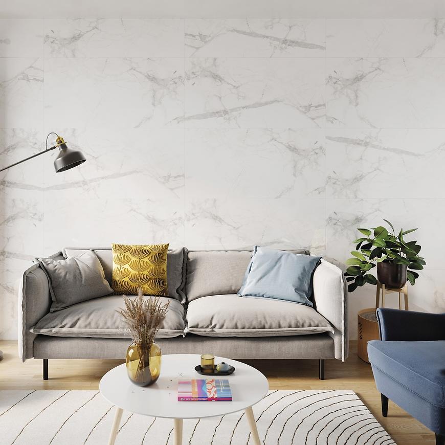 SPC Wand Paneel Calacatta Snow Matt 60x120cm