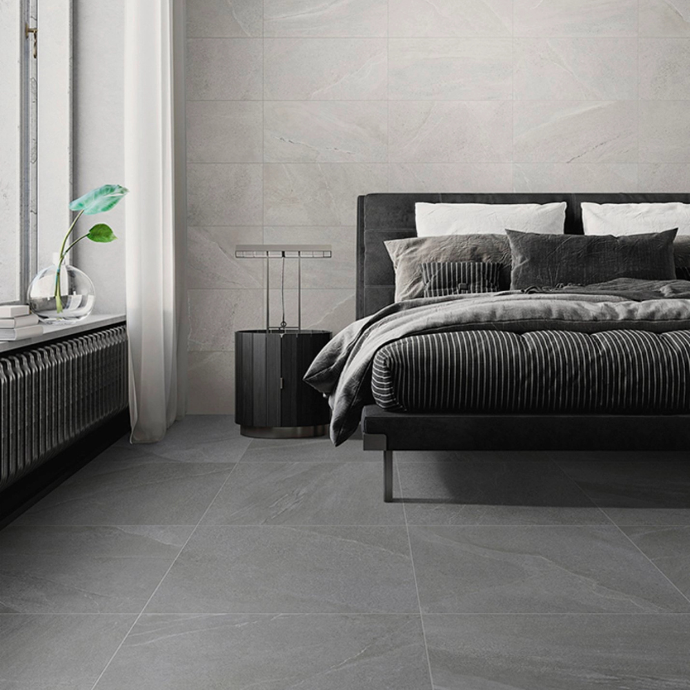 80x80cm Classtile Burlington Smoke Matt 9mm 