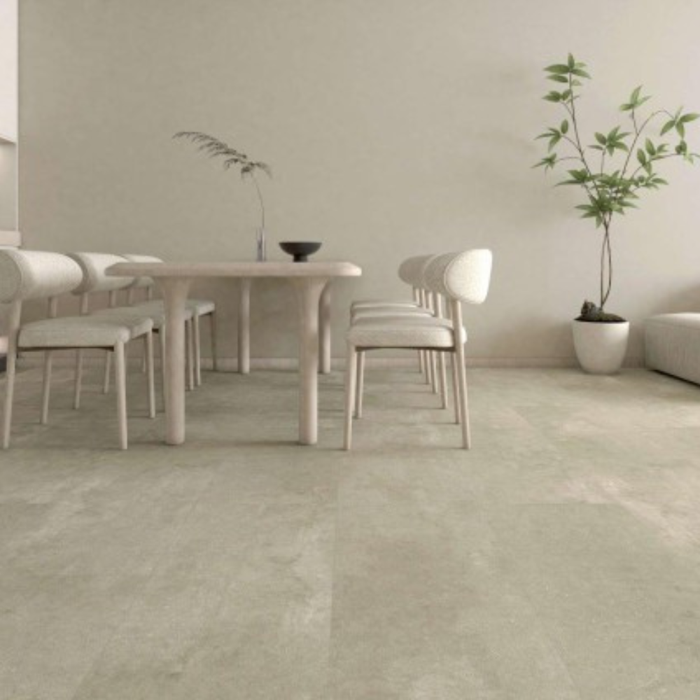 XXXL Design Vinyl Beton Beige (Fliesen Optik) KLICK 812x406x5,5mm ULTRAMATT