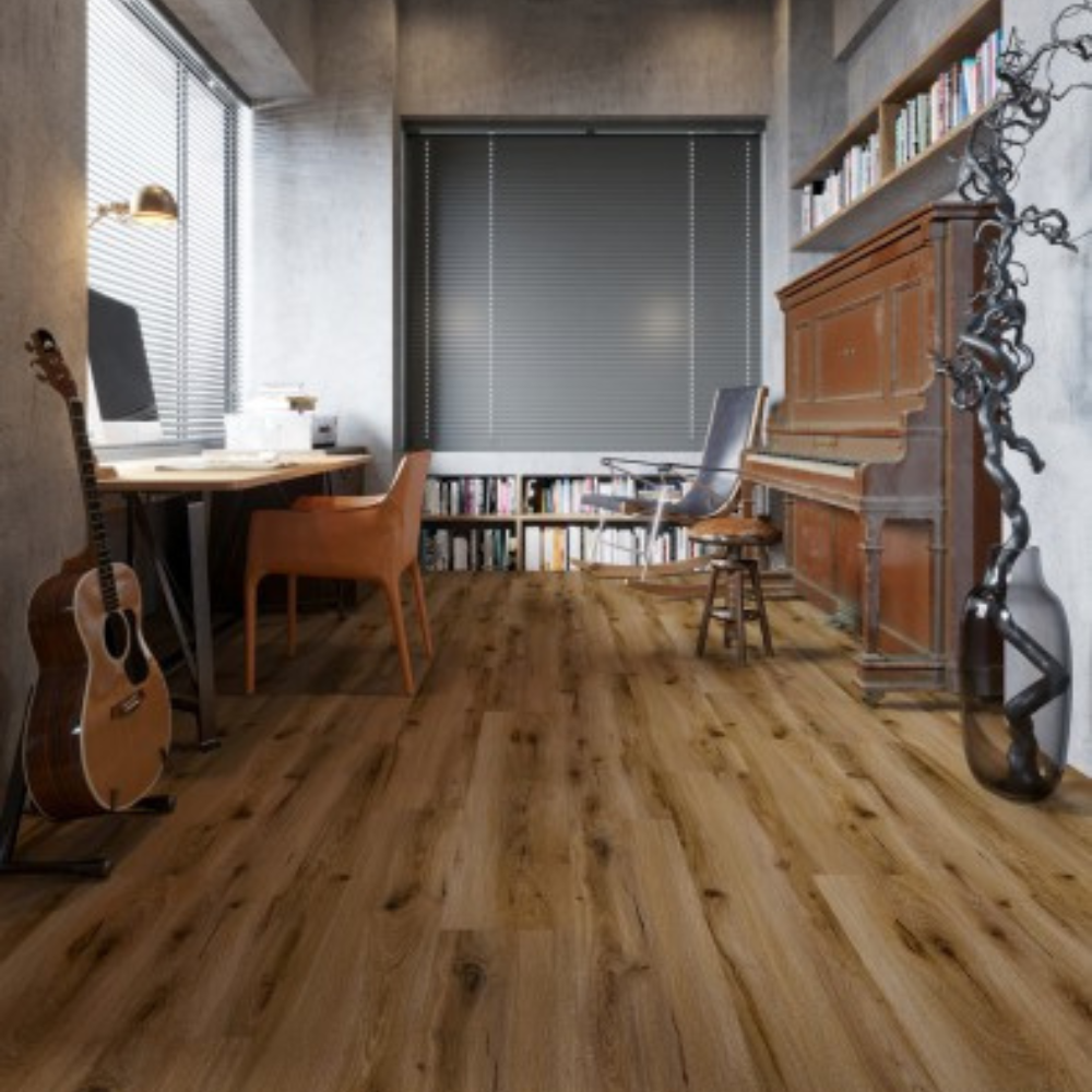 XXXL Design Vinyl Dunkle Eiche (Holz Optik) KLICK 1522x240x5,5mm ULTRAMATT