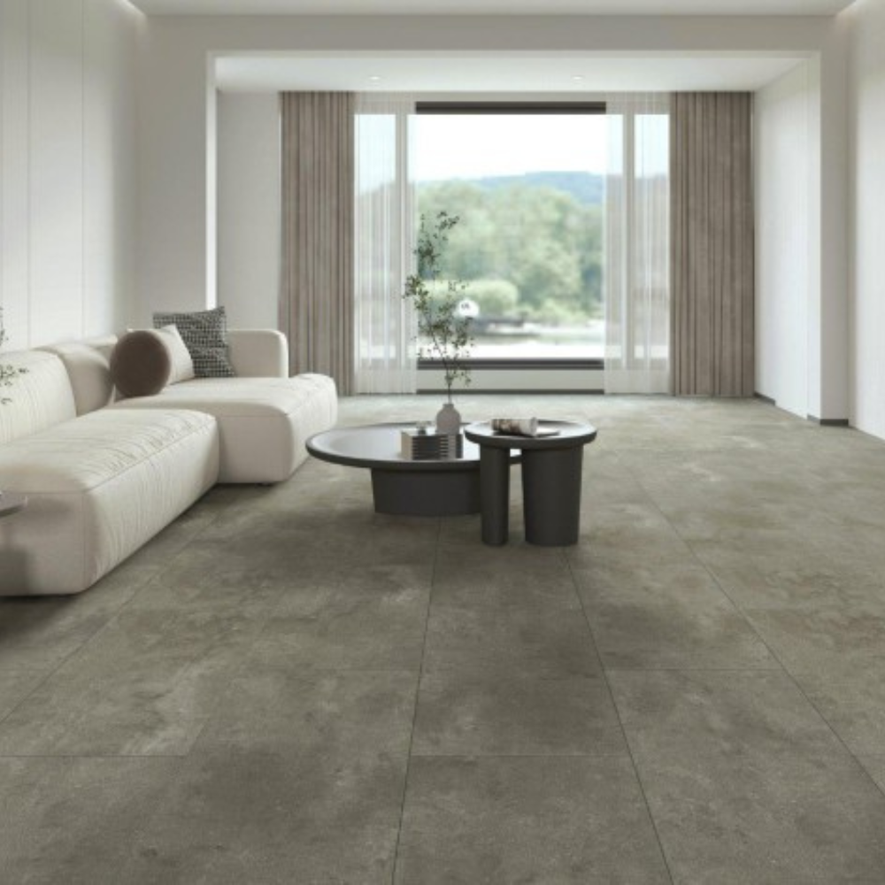 XXXL Design Vinyl Beton Hell (Fliesen Optik) KLEBE 914x457x2,5mm