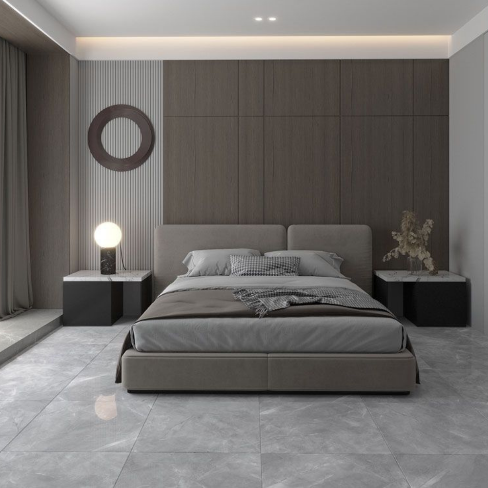 60x120cm Pulpis Grey Hochglanz 7mm