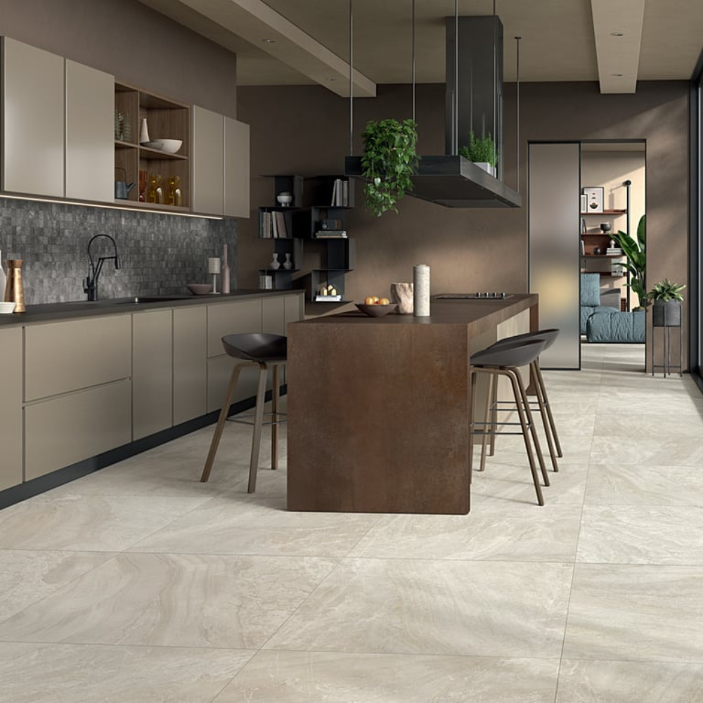 60x60cm The Place Midtown White Matt 9mm 