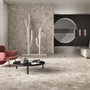 120x120cm SassiePietre Effect Grey Matt 6mm 