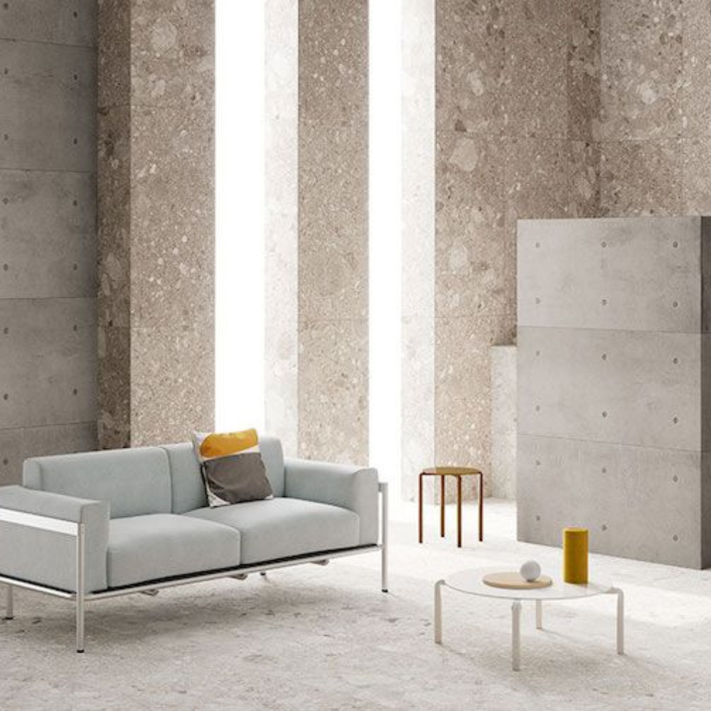  60,4x120,8cm Frammenta Grigio Chiaro Halbpoliert  9mm 