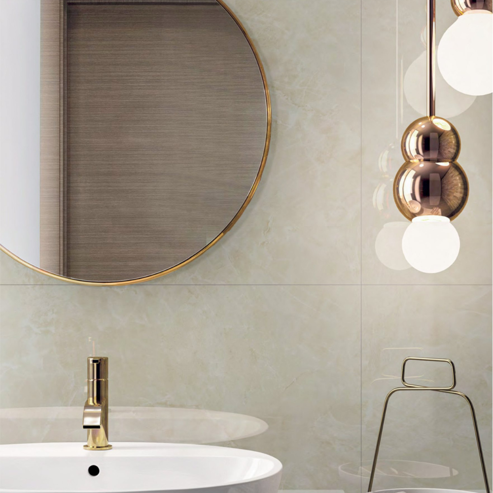 60x120cm Divina Crema Hochglanz 9mm