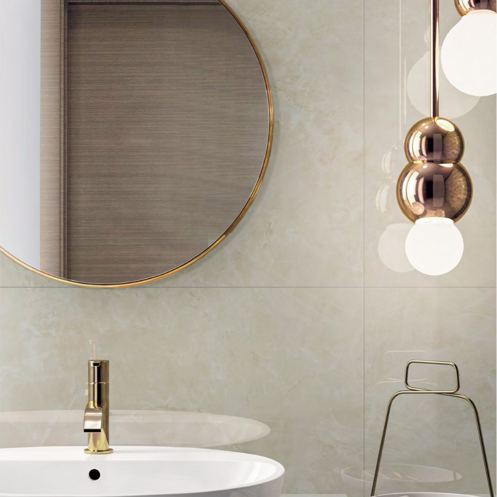 60x60cm Divina Crema Hochglanz 9mm