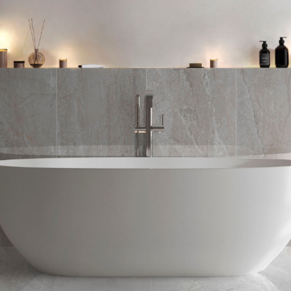 60x120cm Divina Breccia Greige Hochglanz 9mm