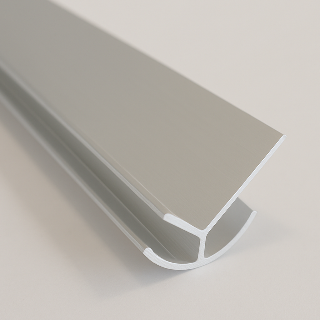 PVC WANDPANEEL Ausseneckenprofil Silber 16mm 270cm