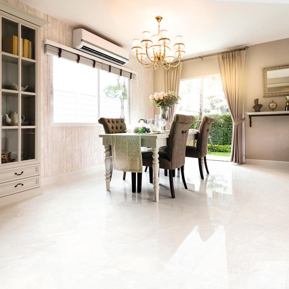 60x120cm Madras Bianco Hochglanz 9mm