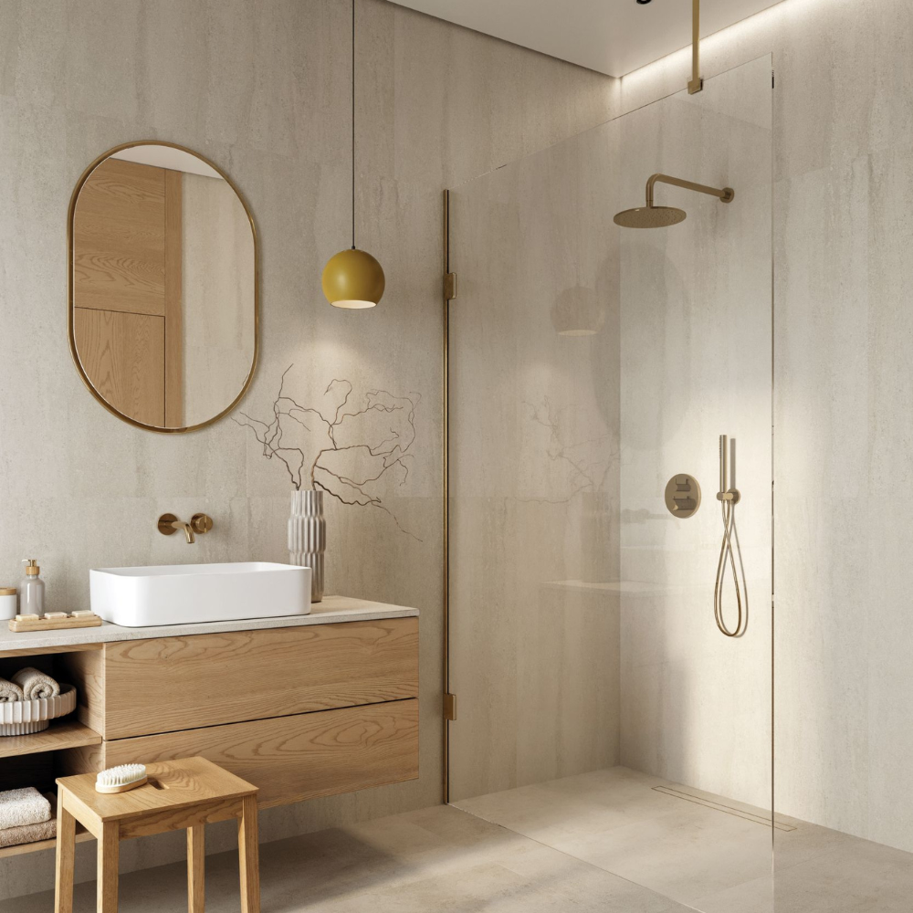 IDEVO SPC Paneel 110x280cm Matt MINERAL SAND