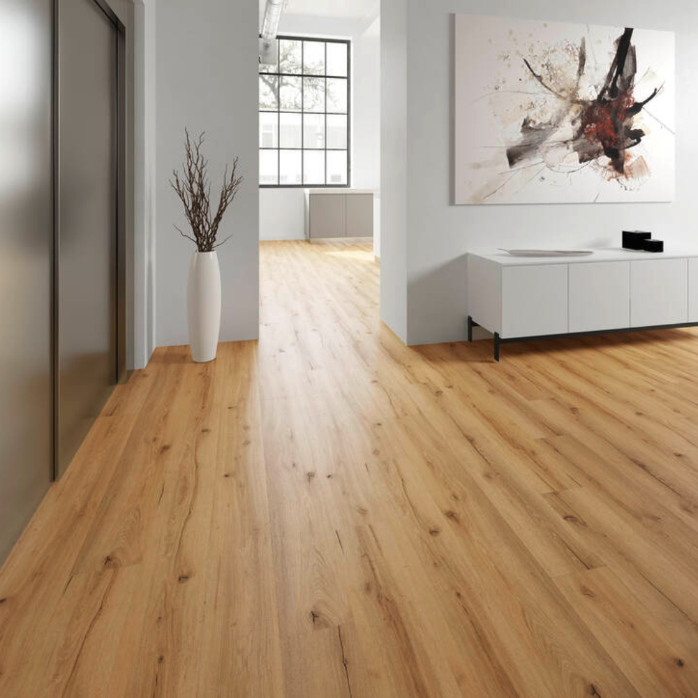 Design Vinyl 870 Click  Chalet Oak Black 17,81x124,46cm Rigid Board 