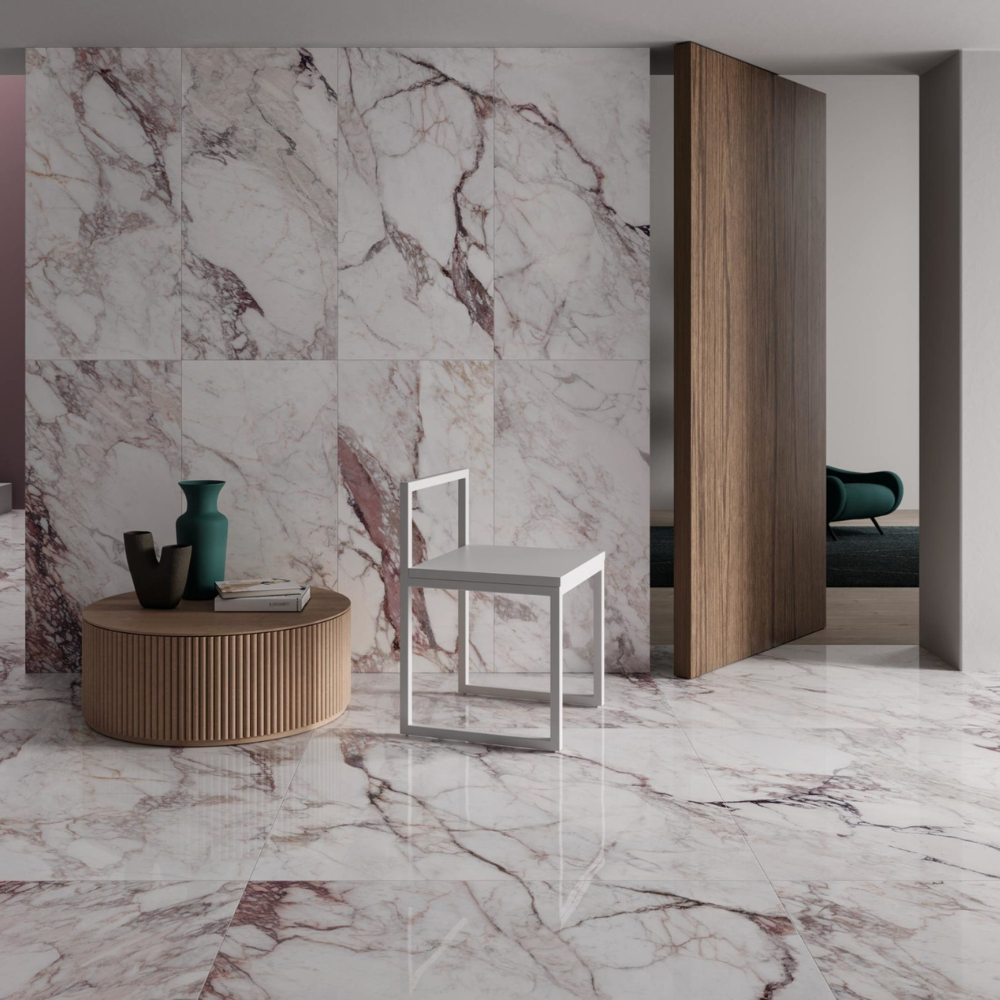 Supernova Calacatta Pink 120x278cm 6mm 