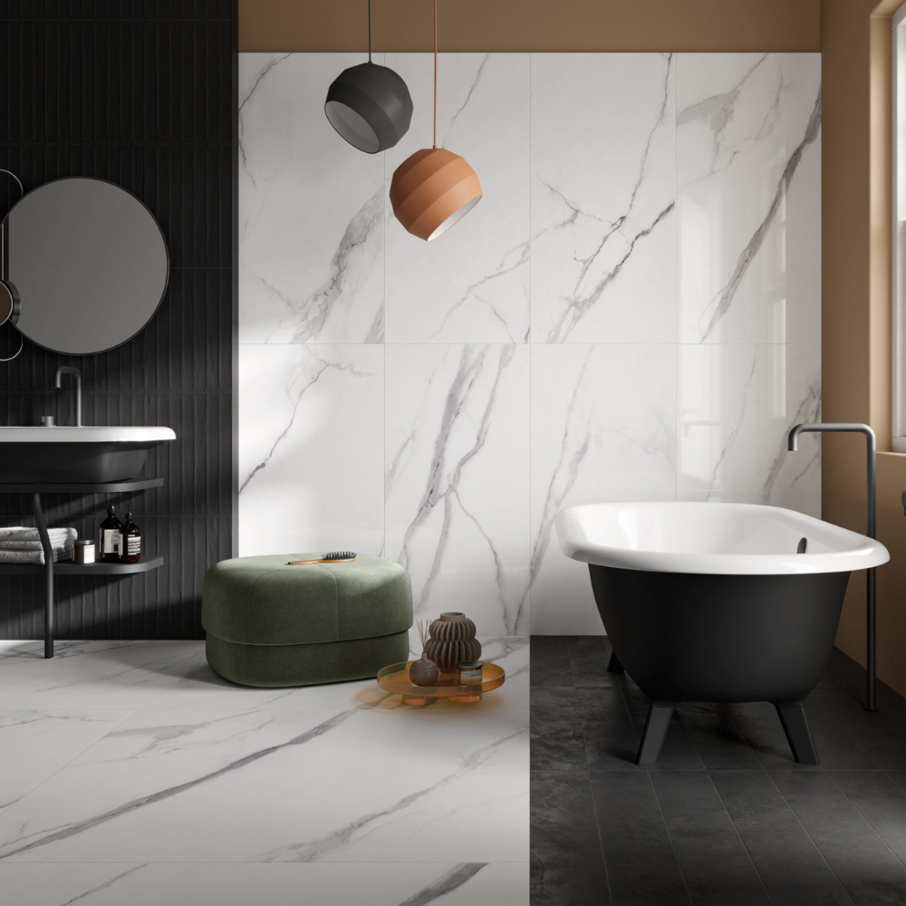 120x278cm Supernova Calacatta Statuario Hochglanz  6mm