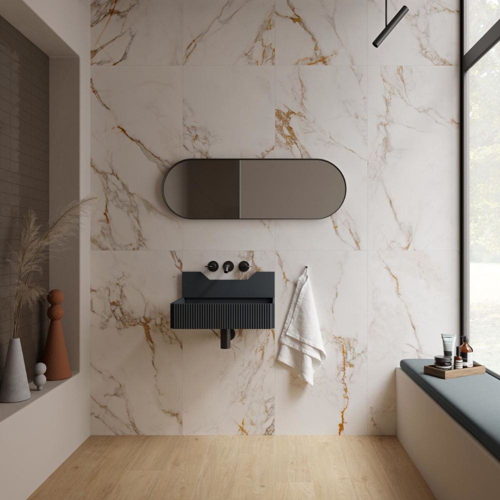 120x278cm Supernova Calacatta Gold Matt  6mm