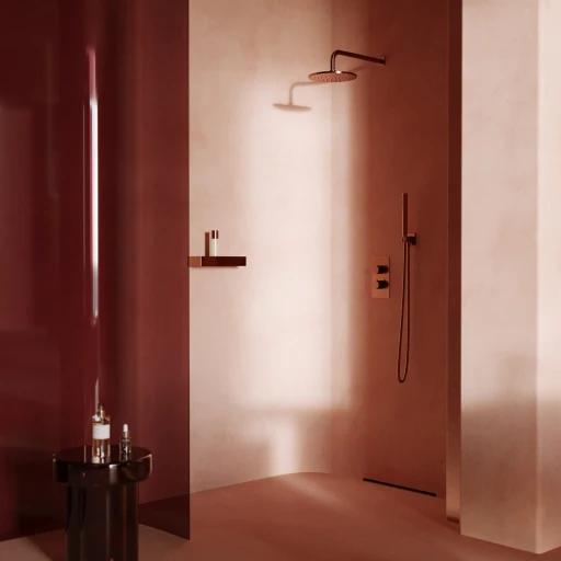 CONTOUR Unterputz-Duschsystem mit Thermostat Kupfer gebürstetet (CPB)