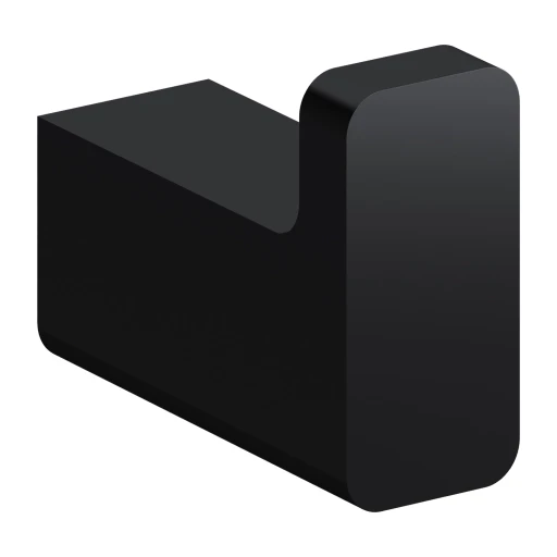 Nelson Handtuchhalter Schwarz matt (BLM) NL80110BL