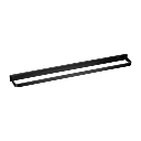 Darling Handtuchbügel, 61 cm Schwarz seidenmatt (BLH) 