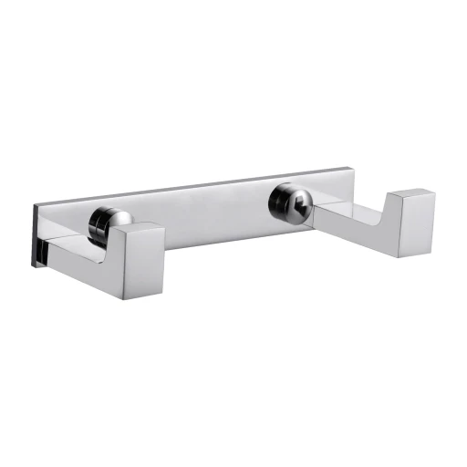 Uni Doppelter Handtuchhalter,  Chrom poliert (CR) UN10120-KCR