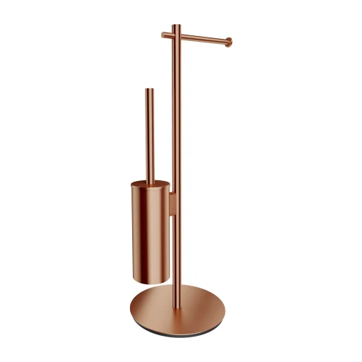 Modern Project Ständer für Papier- und Toilettenbürste Kupfer gebürstetet (CPB) MP60810CPB 
