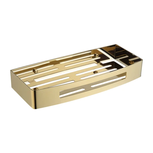 Uni Duschkorb,   30 x 5 x 13 cm Gold poliert (GL) 8963AGL