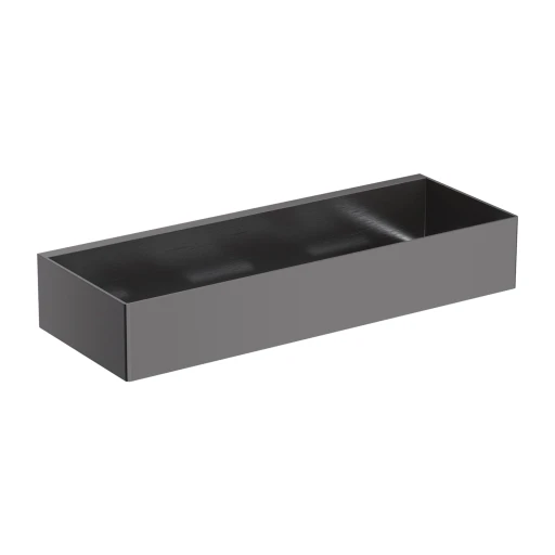 Uni Duschkorb,  30 x 5 x 11 cm Anthrazit gebürstet (AT) UN10335AT