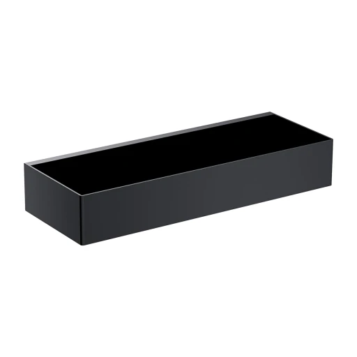 Uni Duschkorb,  30 x 5 x 11 cm Schwarz matt (BLM) UN10331BL