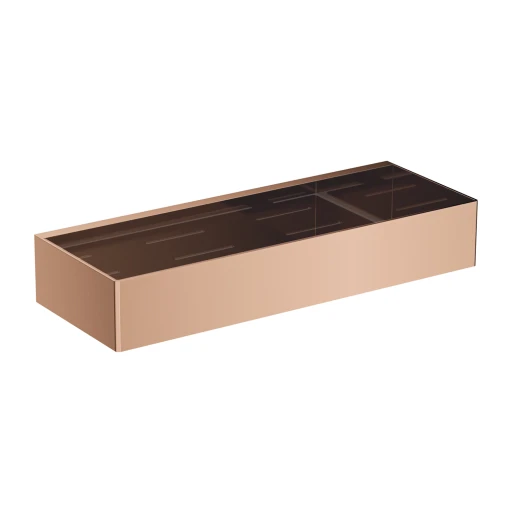 Uni Duschkorb,  30 x 5 x 11 cm Kupfer poliert (CP)